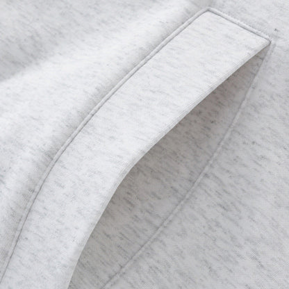 355G double zipper fleece warm hoodie