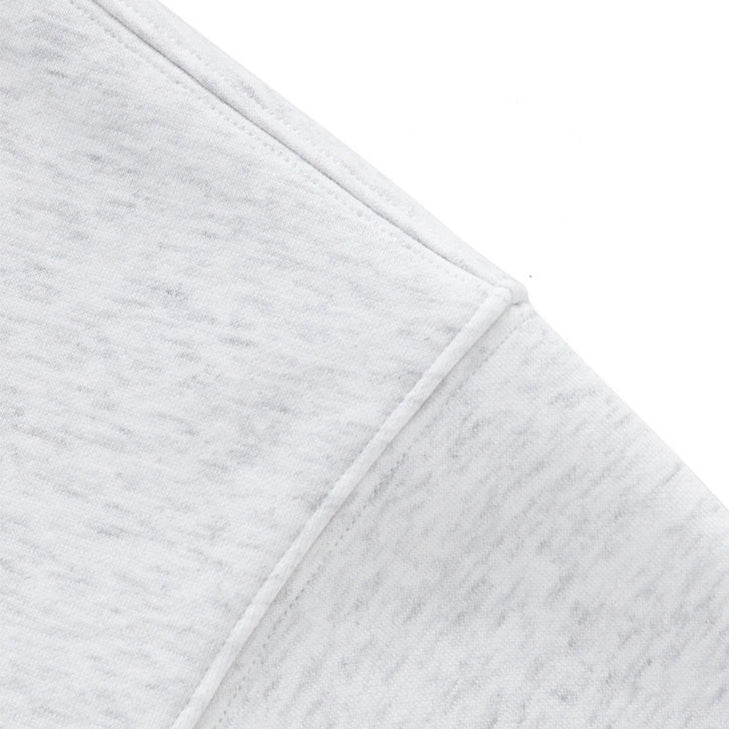 355G double zipper fleece warm hoodie